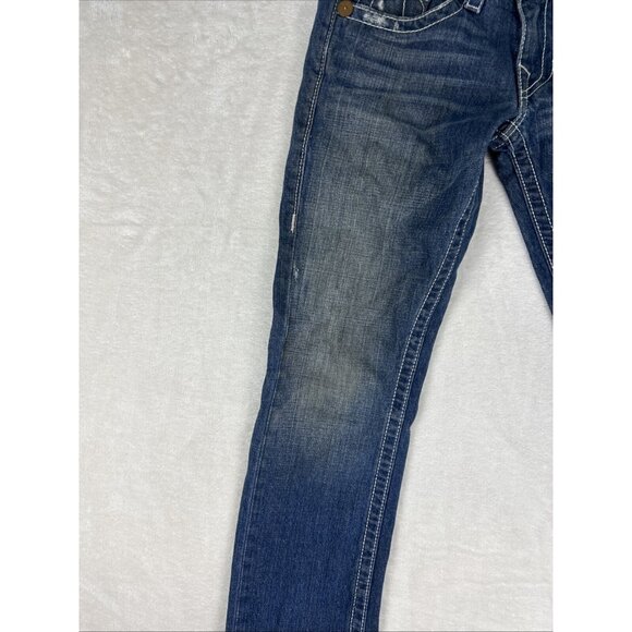 True Religion Jeans Bobby Womens Size 28 Vtg Y2k  Distressed Made In USA - Picture 7 of 14